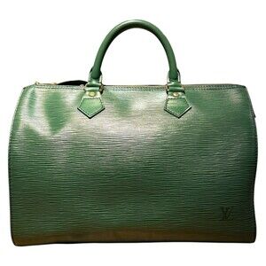 Louis Vuitton Handbag Speedy Borneo Green